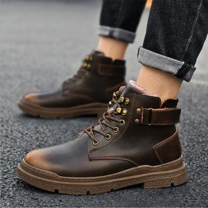 Martin boots Outdoor fashion personality men's leather boots